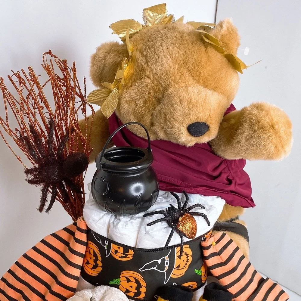 Halloween Diaper Cake, Halloween baby gift